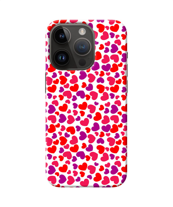 Heart print iPhone 14 Pro Back Cover