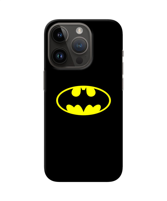 Batman last knight print black iPhone 14 Pro Back Cover