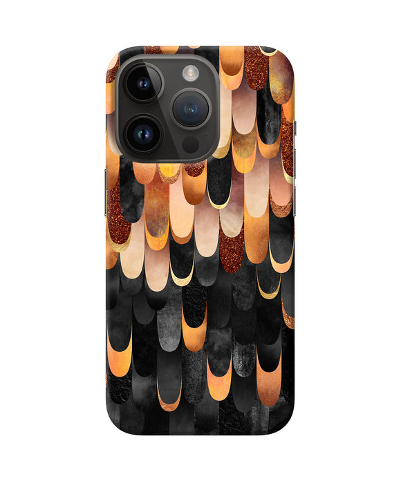 Abstract wooden rug iPhone 14 Pro Back Cover