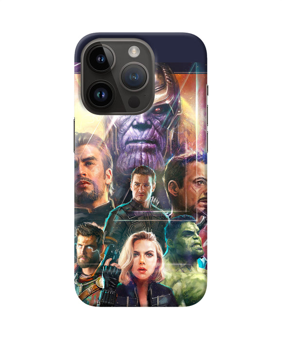 Avengers poster iPhone 14 Pro Back Cover