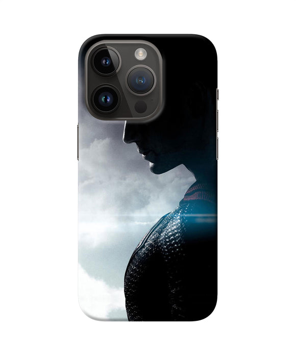 Superman super hero poster iPhone 14 Pro Back Cover