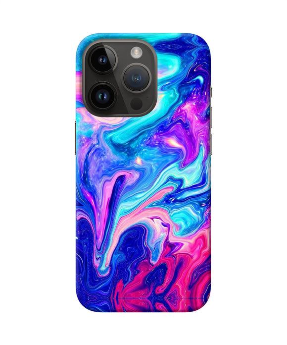 Abstract colorful water iPhone 14 Pro Back Cover