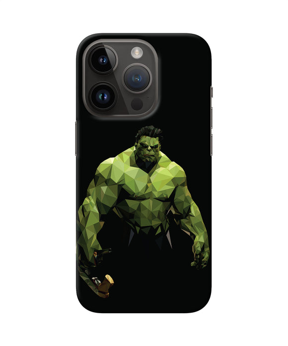 Abstract hulk buster iPhone 14 Pro Back Cover