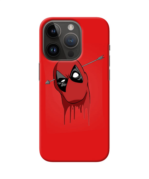 Funny deadpool iPhone 14 Pro Back Cover