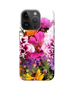 Natural flowers iPhone 14 Pro Back Cover