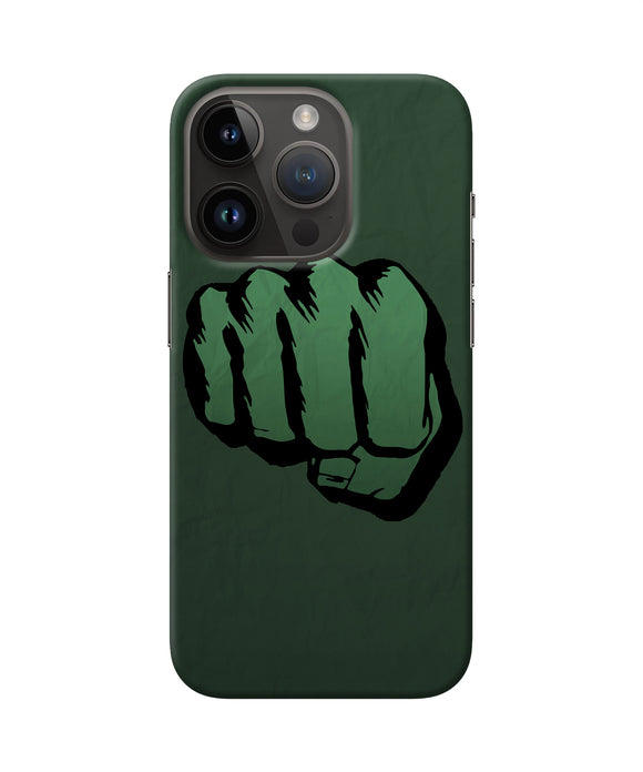 Hulk smash logo iPhone 14 Pro Back Cover