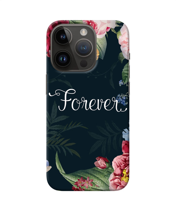 Forever flower iPhone 14 Pro Back Cover