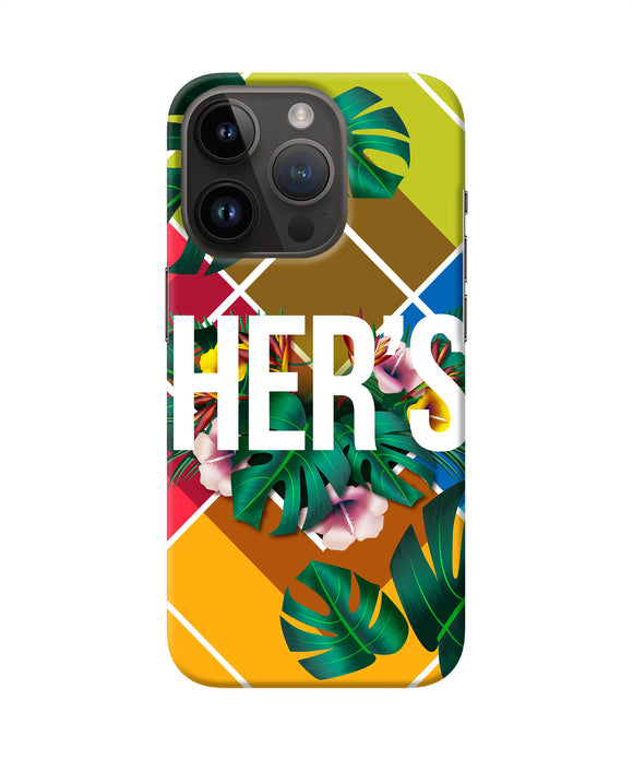 His her two iPhone 14 Pro Back Cover