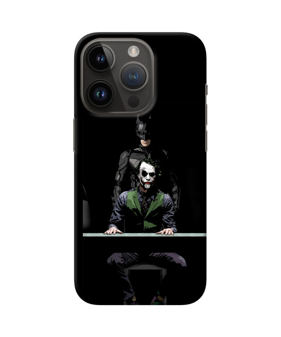 Batman vs joker iPhone 14 Pro Back Cover