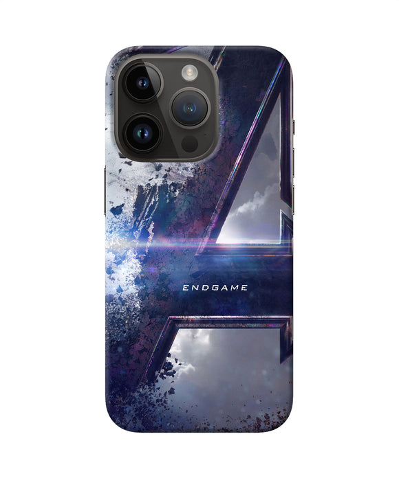 Avengers end game poster iPhone 14 Pro Back Cover