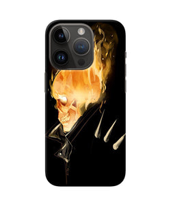 Burning ghost rider iPhone 14 Pro Back Cover