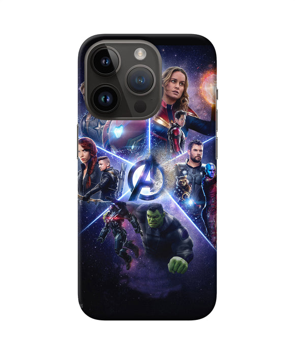 Avengers super hero poster iPhone 14 Pro Back Cover