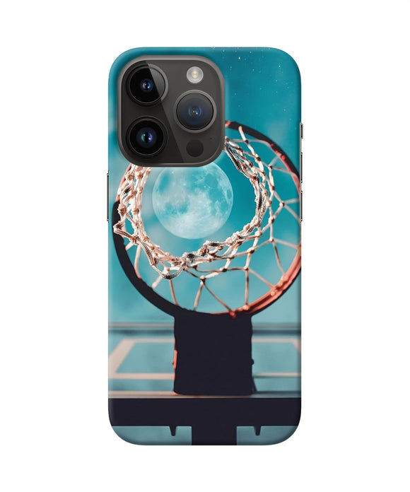 Basket ball moon iPhone 14 Pro Back Cover