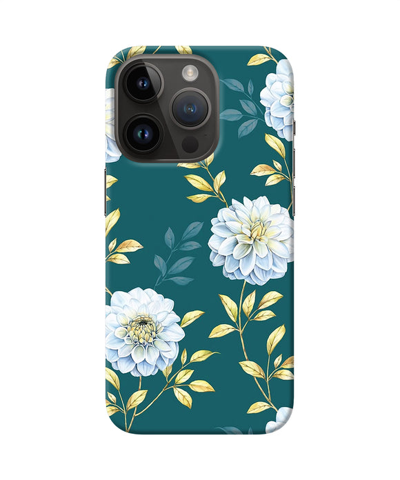 Flower canvas iPhone 14 Pro Back Cover