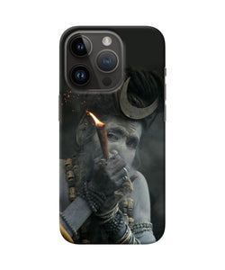 Aghori chillum iPhone 14 Pro Back Cover