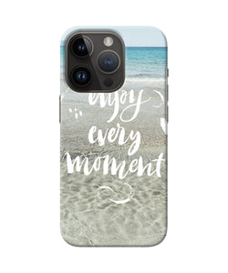 Enjoy every moment sea iPhone 14 Pro Back Cover