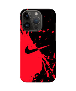 Nike red black poster iPhone 14 Pro Back Cover