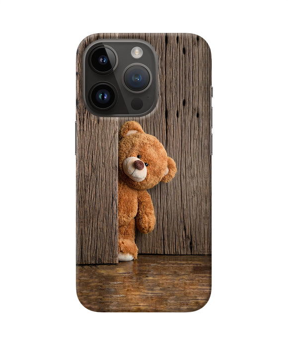 Teddy wooden iPhone 14 Pro Back Cover