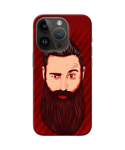 Beardo character iPhone 14 Pro Back Cover