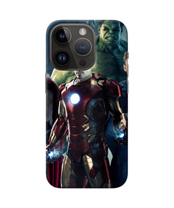 Ironman hulk space iPhone 14 Pro Back Cover