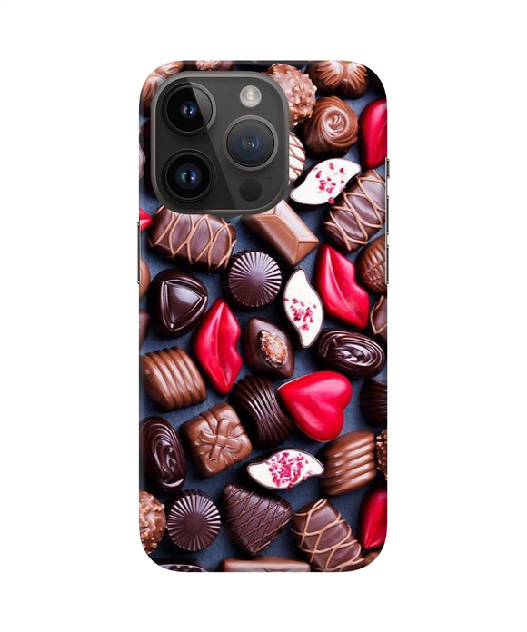 Valentine special chocolates iPhone 14 Pro Back Cover