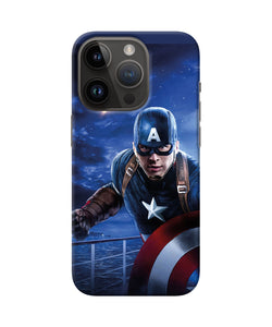 Captain with ironman iPhone 14 Pro Back Cover