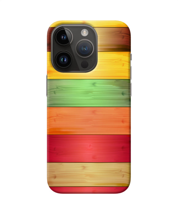 Wooden colors iPhone 14 Pro Back Cover