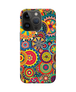 Colorful circle pattern iPhone 14 Pro Back Cover