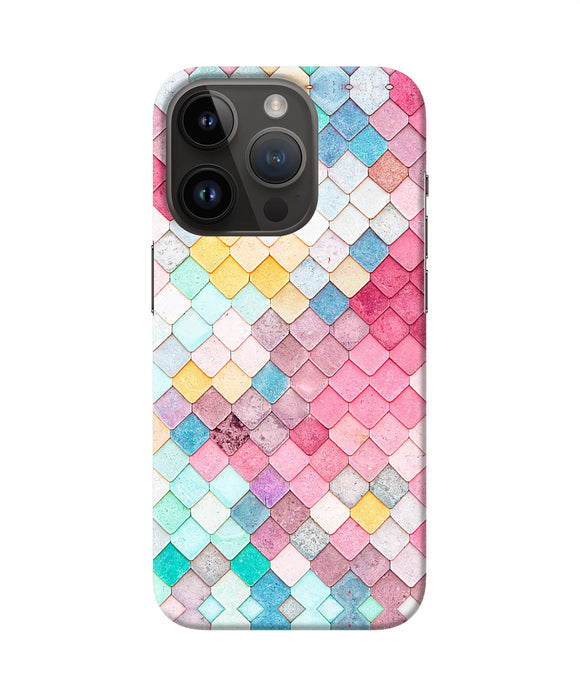 Colorful fish skin iPhone 14 Pro Back Cover