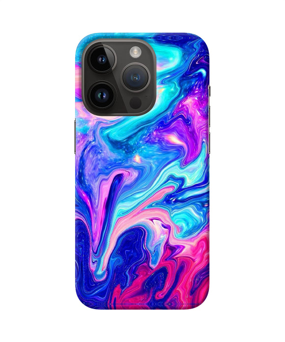 Abstract colorful water iPhone 14 Pro Back Cover