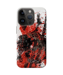 Deadpool rugh sketch iPhone 14 Pro Back Cover