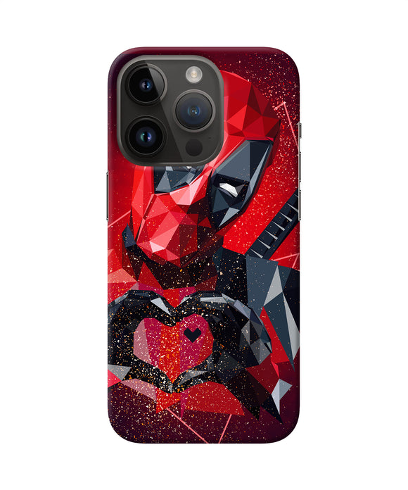 Deadpool love iPhone 14 Pro Back Cover