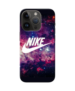 NIke galaxy logo iPhone 14 Pro Back Cover