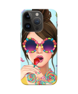 Fashion girl iPhone 14 Pro Back Cover