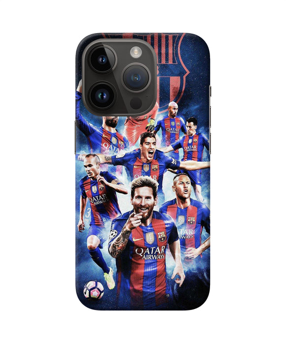 Messi FCB team iPhone 14 Pro Back Cover