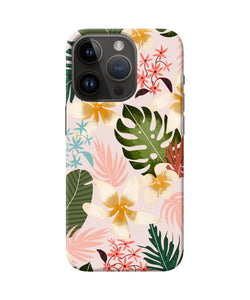 Leaf print iPhone 14 Pro Back Cover