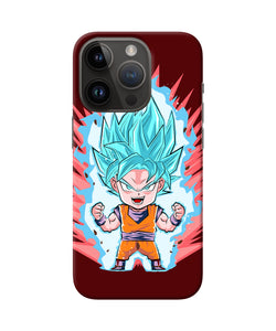 Goku little character iPhone 14 Pro Back Cover