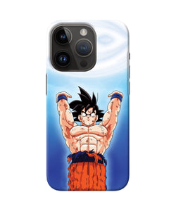 Goku super saiyan power iPhone 14 Pro Back Cover