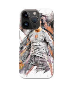 Ronaldo poster iPhone 14 Pro Back Cover