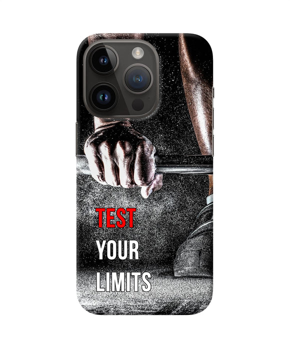 Test your limit quote iPhone 14 Pro Back Cover