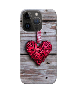 Lace heart iPhone 14 Pro Back Cover