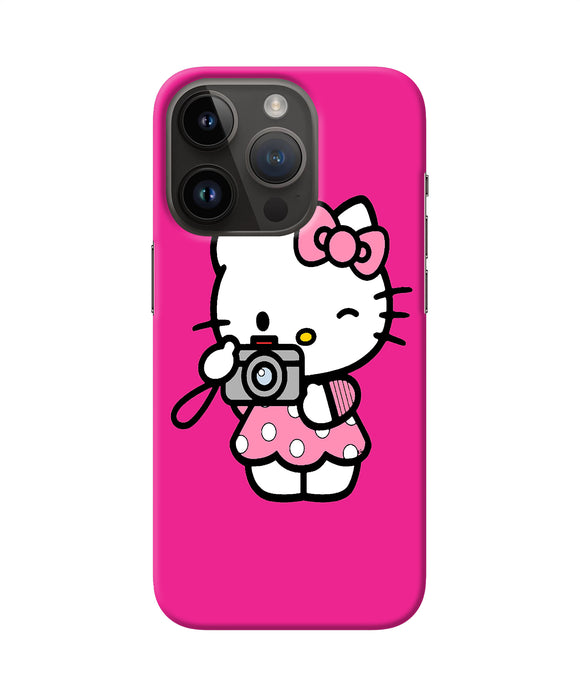 Hello kitty cam pink iPhone 14 Pro Back Cover