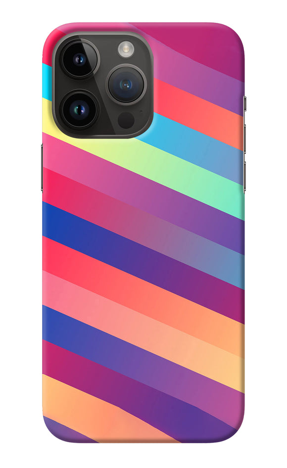 Stripes color iPhone 14 Pro Max Back Cover