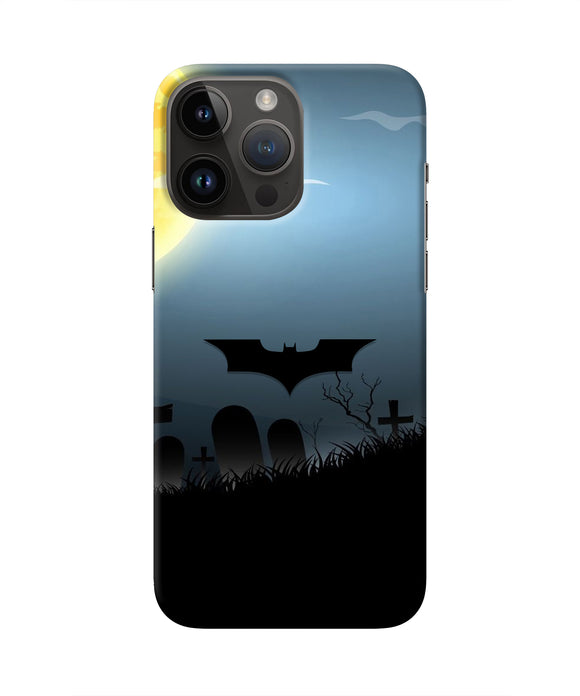 Batman Scary cemetry iPhone 14 Pro Max Real 4D Back Cover