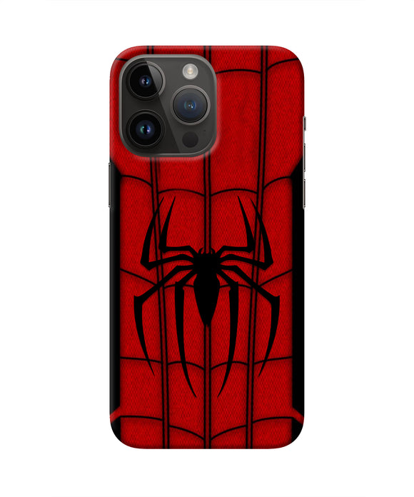 Spiderman Costume iPhone 14 Pro Max Real 4D Back Cover