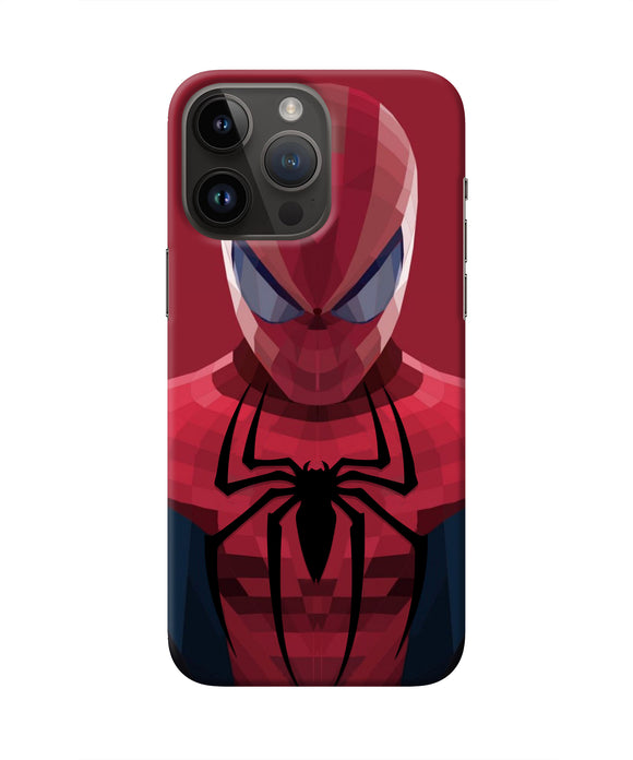 Spiderman Art iPhone 14 Pro Max Real 4D Back Cover