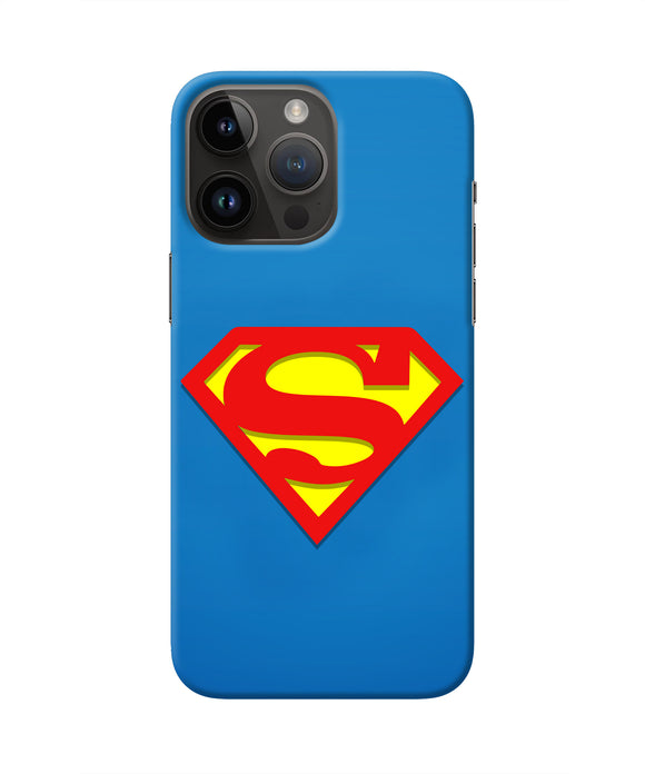 Superman Blue iPhone 14 Pro Max Real 4D Back Cover