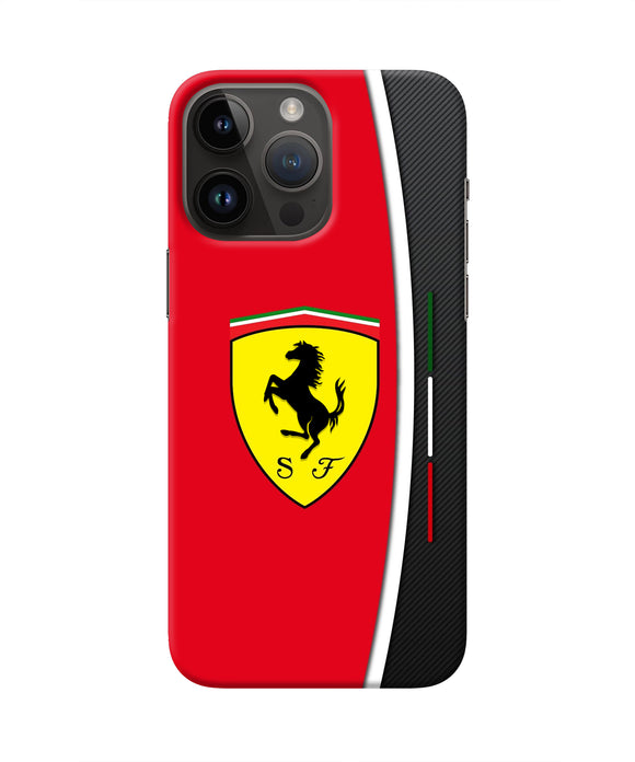 Ferrari Abstract iPhone 14 Pro Max Real 4D Back Cover