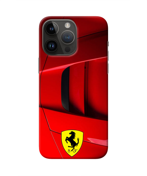 Ferrari Car iPhone 14 Pro Max Real 4D Back Cover