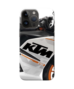 KTM Bike iPhone 14 Pro Max Real 4D Back Cover